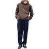 Uniqlo Solid Color Kangaroo Pocket Hooded Sweatshirt Men Sweatshirt Khaki 437317-33