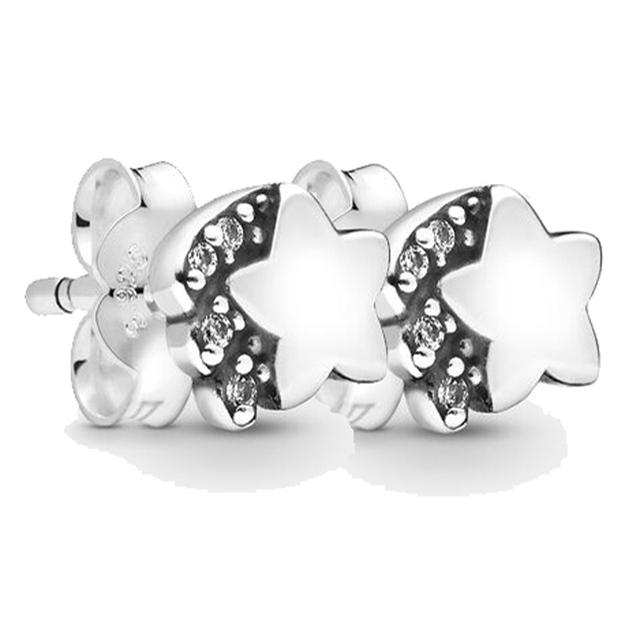 New 925 Sterling Silver Fashion Earring My Moon Turtle Smile Powerful Light Cactus Me Collection Earring For Women Jewelry Gift