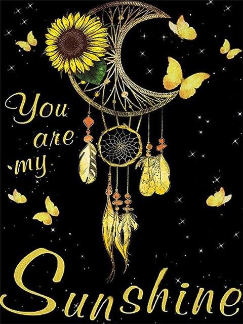 5D DIY Diamond Painting Sunflower Blackboard Cross Stitch New Arrival Diamond Embroidery Flower Handicraft Home Decor