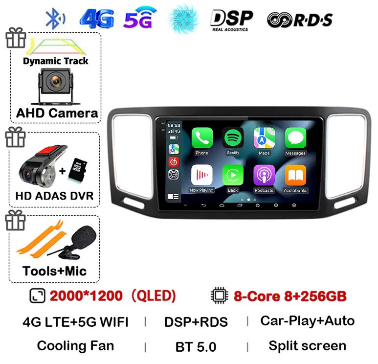Android 14 Carplay Car Radio For Volkswagen VW Sharan 2012 2013 2014 2015 2016 2017 2018 Multimedia Video Player GPS Stereo DSP