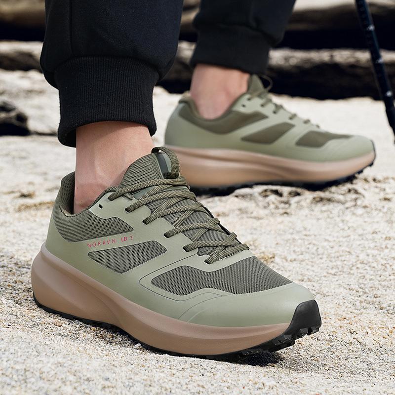 Niaojia Pingti Waterproof Outdoor Hiking Shoes Men's Cushioning Non-slip Off-road Running Shoes Sneakers Commuter Men's Shoes