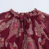 Spring and summer new women's clothing, European and American style fashion simple metal line printing long dress
