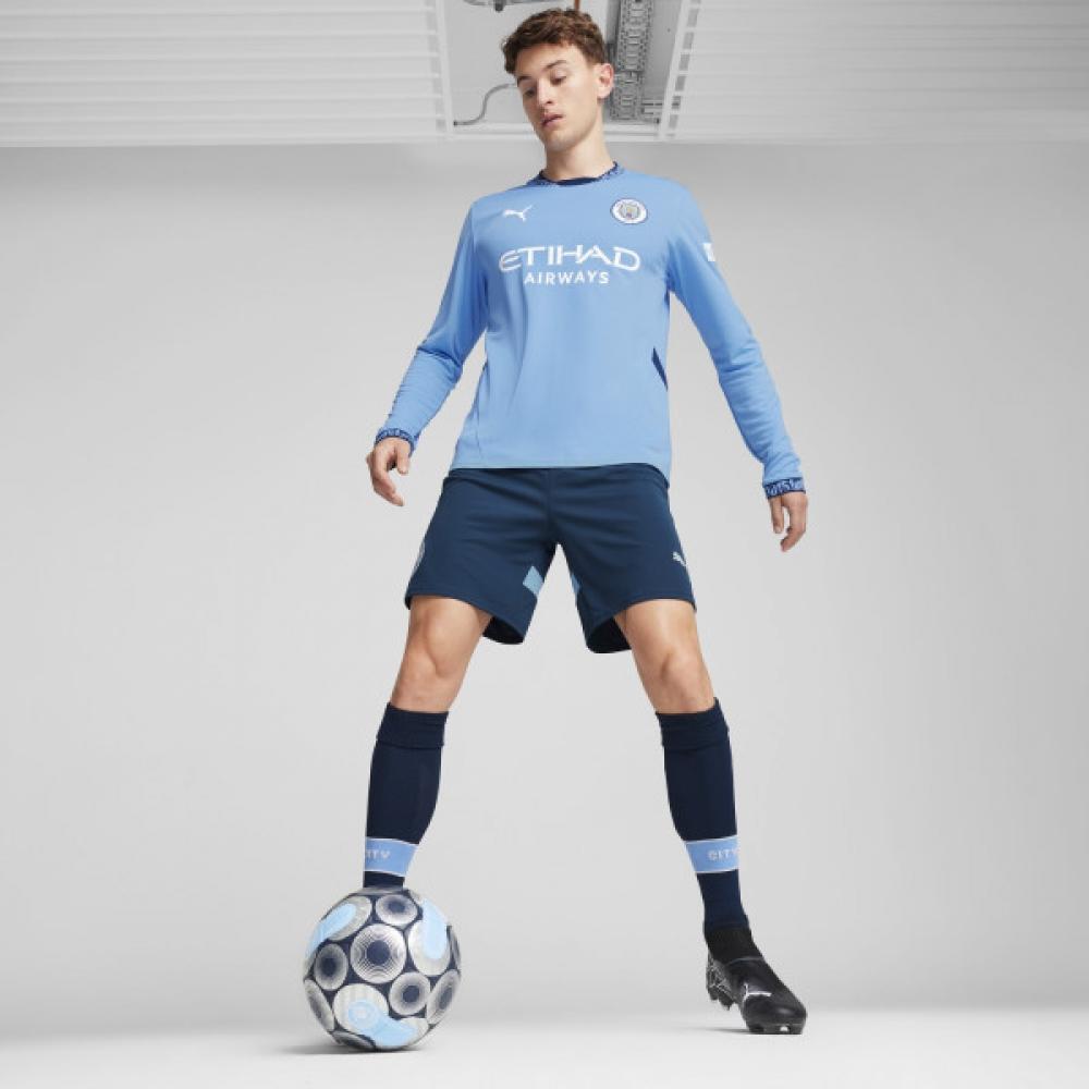 Puma Official Mcfc Home Long Sleeve Replica Jersey