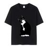 Women's T-shirt Art Cat 3D Printed Clothing Summer Round Neck Fashion Short Sleeve Elegant Casual Top Women's Clothing