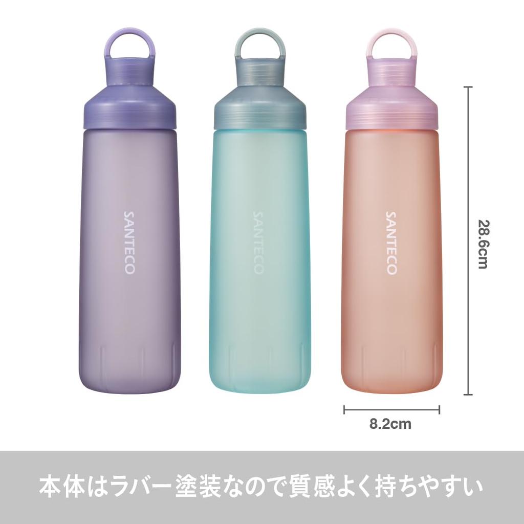 CB Japan Ocean Beverage Direct Rubberized Cold Water SANTECO Bottle, Drinking, [Purple], 946ml, Only, Pastel,