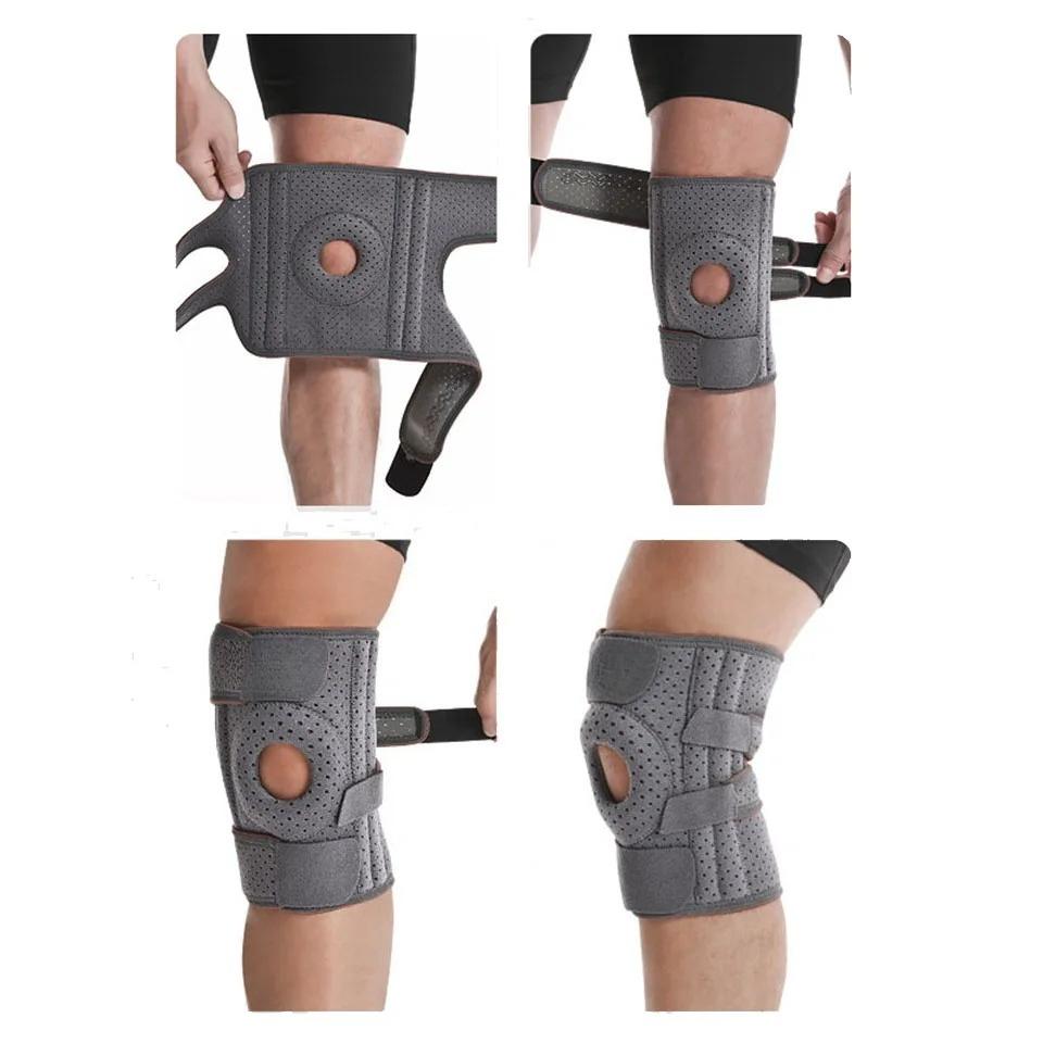 1PCS Knee Brace with Side Stabilizers & Patella Gel Pads Knee Support for Cycling Running Climbing