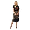 Biba Womens/Ladies Leopard Print Denim Midi Skirt