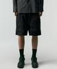 [City Leisure] Belted Utility Bermuda Pants [Black]