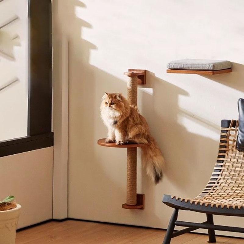 High-Quality Wall-Mounted Cat Scratching Furniture  With Cat Climbing Perches Hammock Wall Steps For Sleeping And Playing