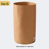 Large Waterproof Washable Kraft Paper Storage Bag for Refrigerator or Desktop Organization, Thickened for Durability, Flower Pot Cover