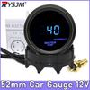 52mm Water Temperature Gauge 40-150 Celsius Water Temp Gauge Car Meter Sensor 1/8NPT 10mm for Gasoline Racing Car 12V Temp