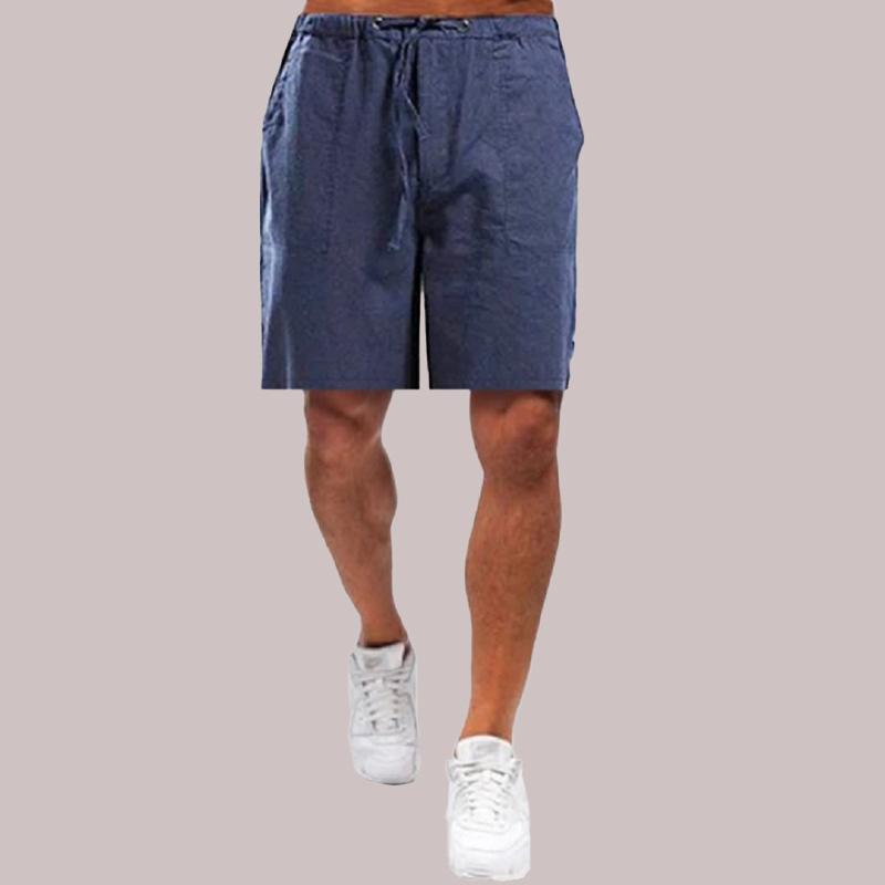 1Pc Streetwear Breathable Cotton Summer Mens Clothes Soft Men's Shorts Pants Fitness Solid Color
