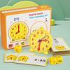 Kabeila Educational Clock - Learning Clock for Children, Study Toy, Math Material, Elementary School Boys and Girls, Montessori-style Educational