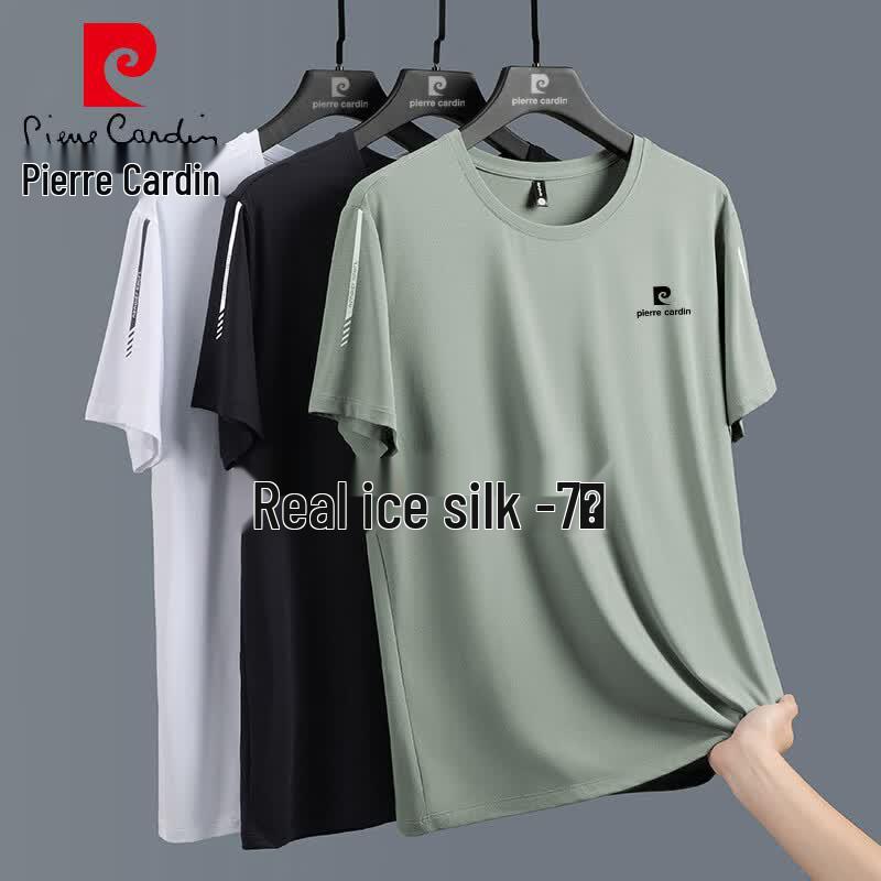 Pierre Cardin Men s Ice Silk Breathable T-Shirt 8XL