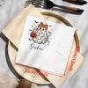 Custom 20Pcs Ghost Napkin Cute Ghost Halloween Napkins Spooky One Birthday Party Table Decor Cocktail Luncheon or Dinner Napkins