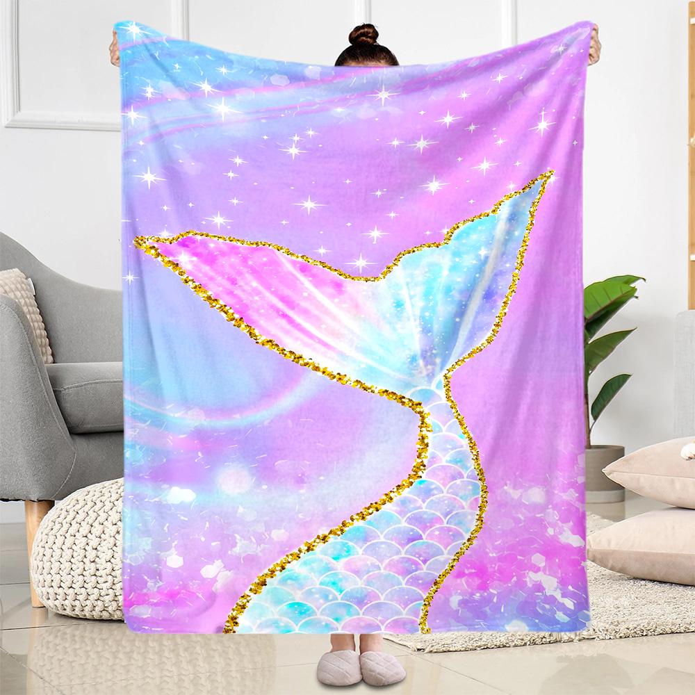 Ocean Animal Flannel Blanket - Soft and Comfortable, Suitable for Sofas, Beds, Offices, Travel, All Seasons, and A Great Gift for The Holidays.