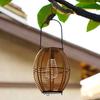 With Handle Yard Lantern Landscape Weave Wind Lamp Chinese Style Solar  Imitation  Lantern  Outdoor