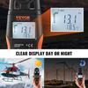 Bluetooth Handheld Anemometer, 14℉-140℉, Digital Wind Speed Meter Gauge with LED Backlight Screen, Measures Wind Velocity Wind Temperature Air Flow
