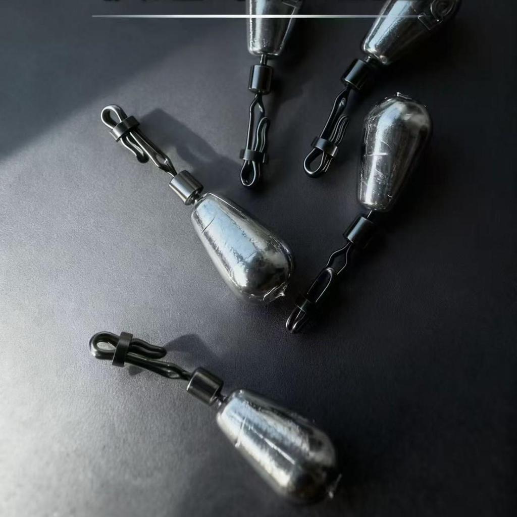 Inverted Rig Lead Swivel Sinker Set for Fishing