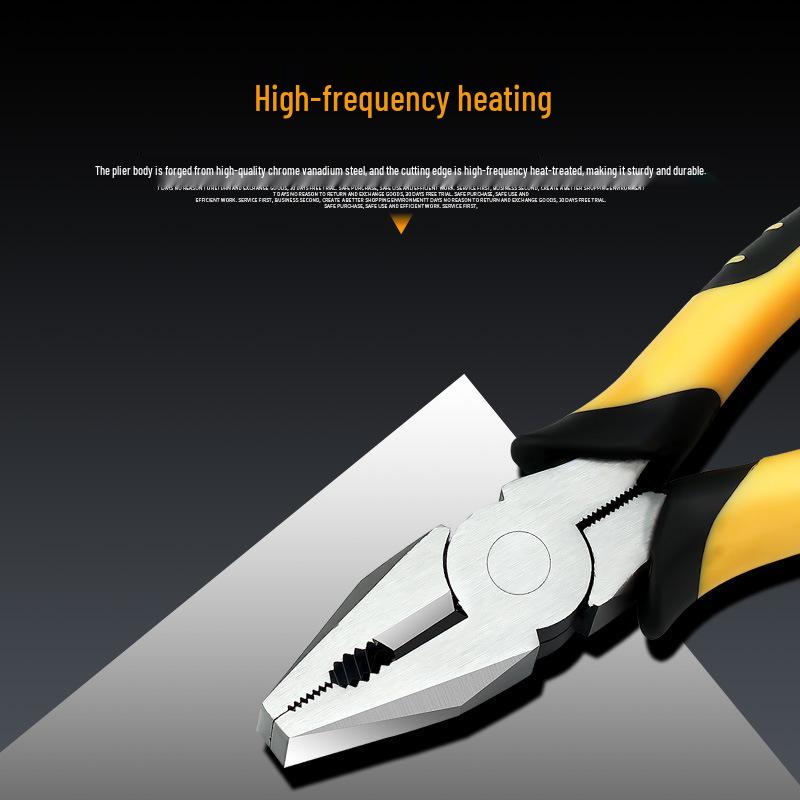 6-inch & 8-inch Multifunctional Pliers Set: Needle Nose, Flat Nose, Crimping, Wire Strippers