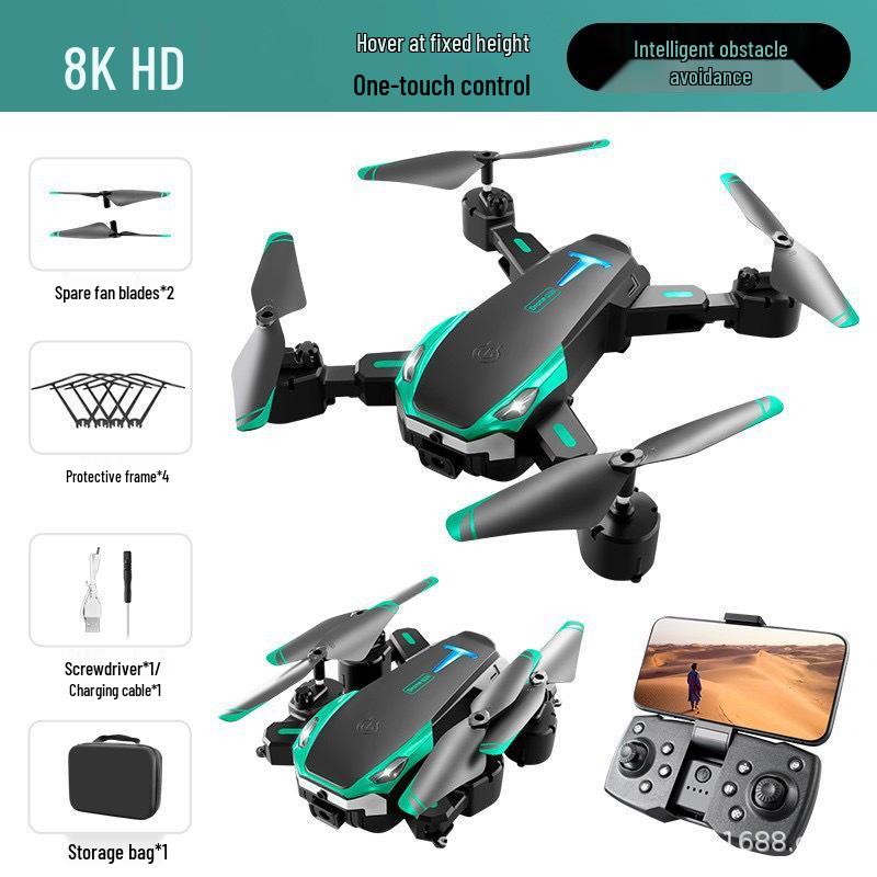 New HD Aerial Photography Drone: Smart Obstacle Avoidance, Brushless, Single/Dual Camera, Long Battery Life, Portable Remote Control