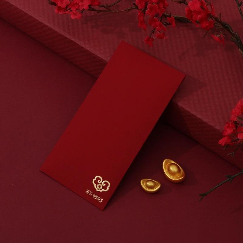 Hot Sale 6Pcs/Pack Chinese Red Envelope New Year Spring Festival Children Lucky Money Envelopes Red Packet Gift Envelope Red Bag