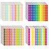 Multi-size Round Color Dot Adhesive Labels for Handwriting & Sealing