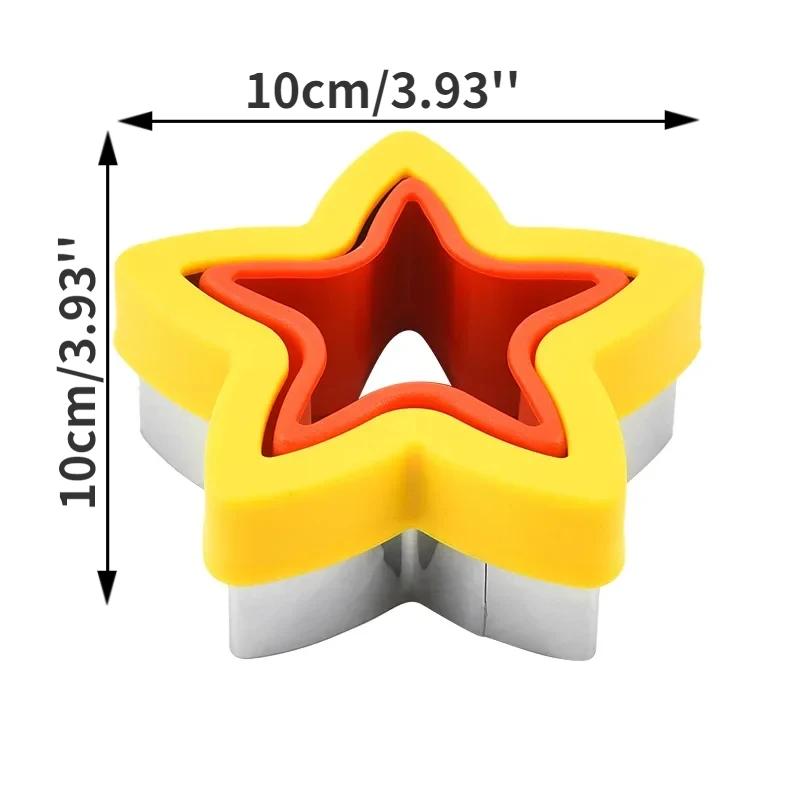 Sandwich Cutters for Kids Set with Sealer DIY Cookie Bread Mold Cutter Shapes Christmas Tree Sandwich Makers Lunch Bento Box