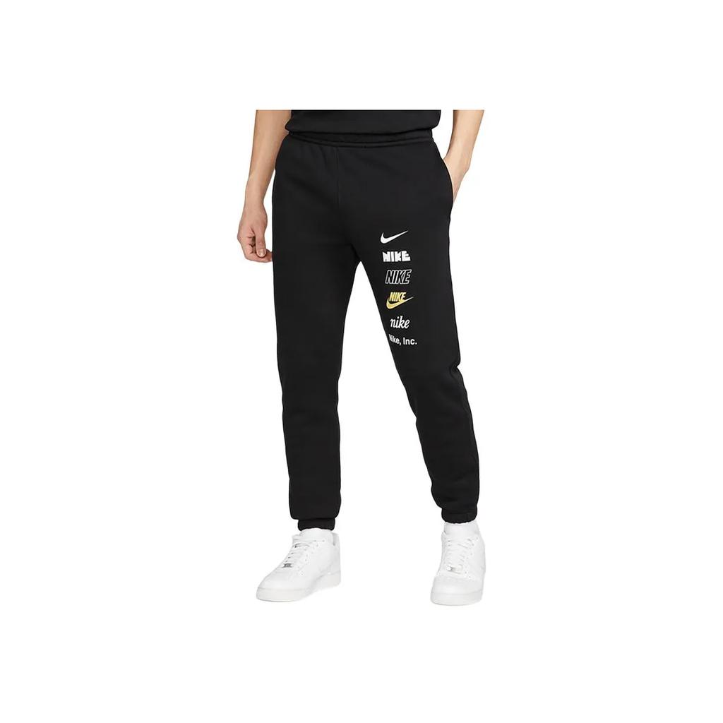 Nike Fashionable Comfortable Long Sleeve Pants Casual Sports Suit Unisex suit Black DJ6915-010+DX0796-010