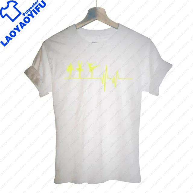 Ballet Dancer Harajuku T Shirt Funny Tshirt Unisex Clothing Casual Tops Tees Female Tshirt Harajuku Cute Casual Lady