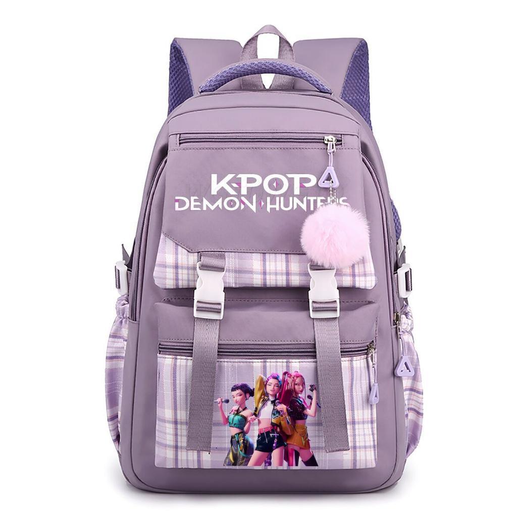 Cartoon Anime Printed Backpack College Wind Ins Trend Large Capacity Student School Bag