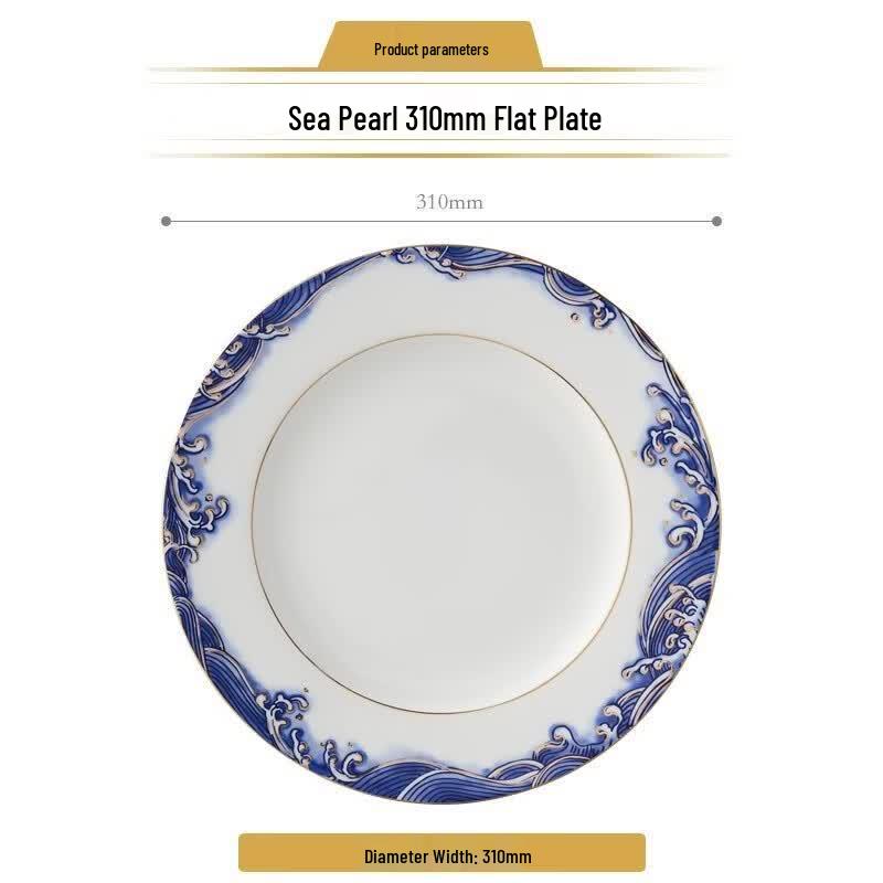 Auratic Mr. Porcelain Sea Pearl Tableware