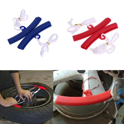 VODOOL 2 Adet Motosiklet Koruyucu Lastik Değiştirme Lastik Tekerlek Jant Kenarı Koruyucu Motosiklet Lastik Sökme Aleti Lastik Jantları Koruyucu Kapak