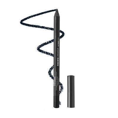 FACESCANADA Ultime Pro Longwear Opaque Eye Pencil - Solid Black 02, 1.2 G|8 Hr Long Stay|Smooth One Stroke Application|Water Proof