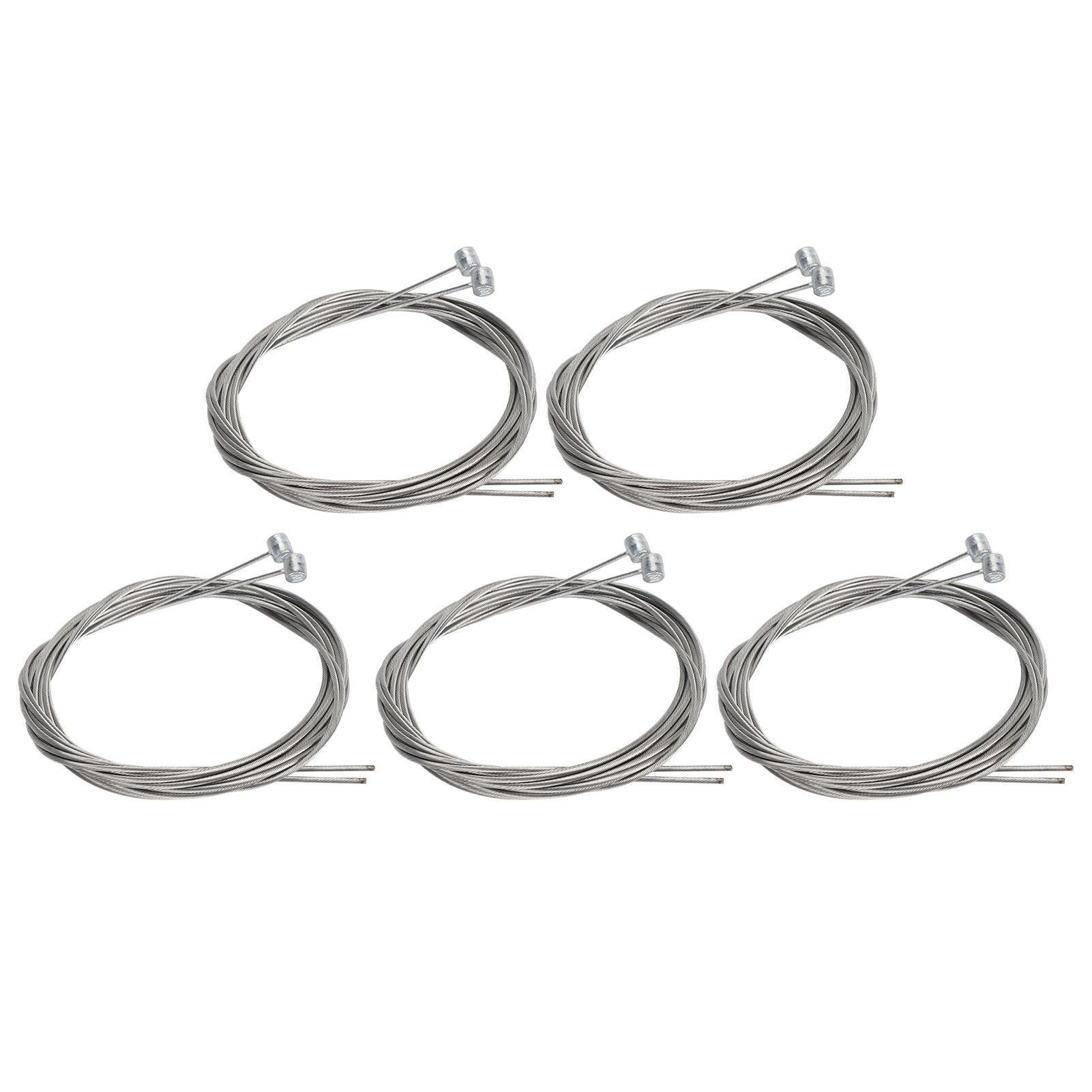 

10 шт. трос тормоза велосипеда из нержавеющей стали трос переключения передач для горных велосипедов 1,8 м 1,5 мм