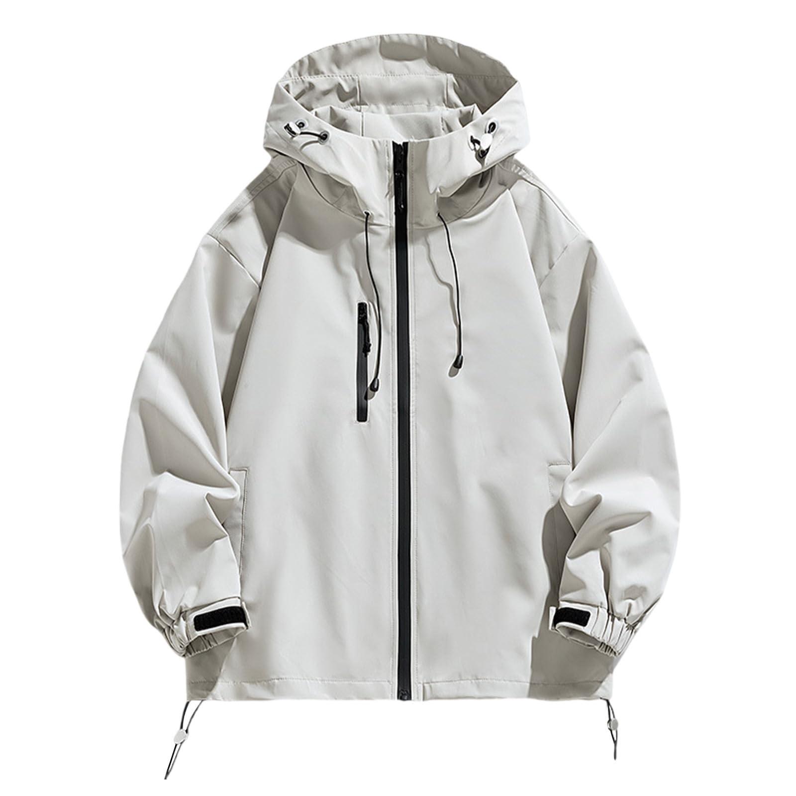 

Женская однотонная полосатая дождевик на открытом воздухе плюс водонепроницаемый плащ с капюшоном ветрозащитный XL хаки