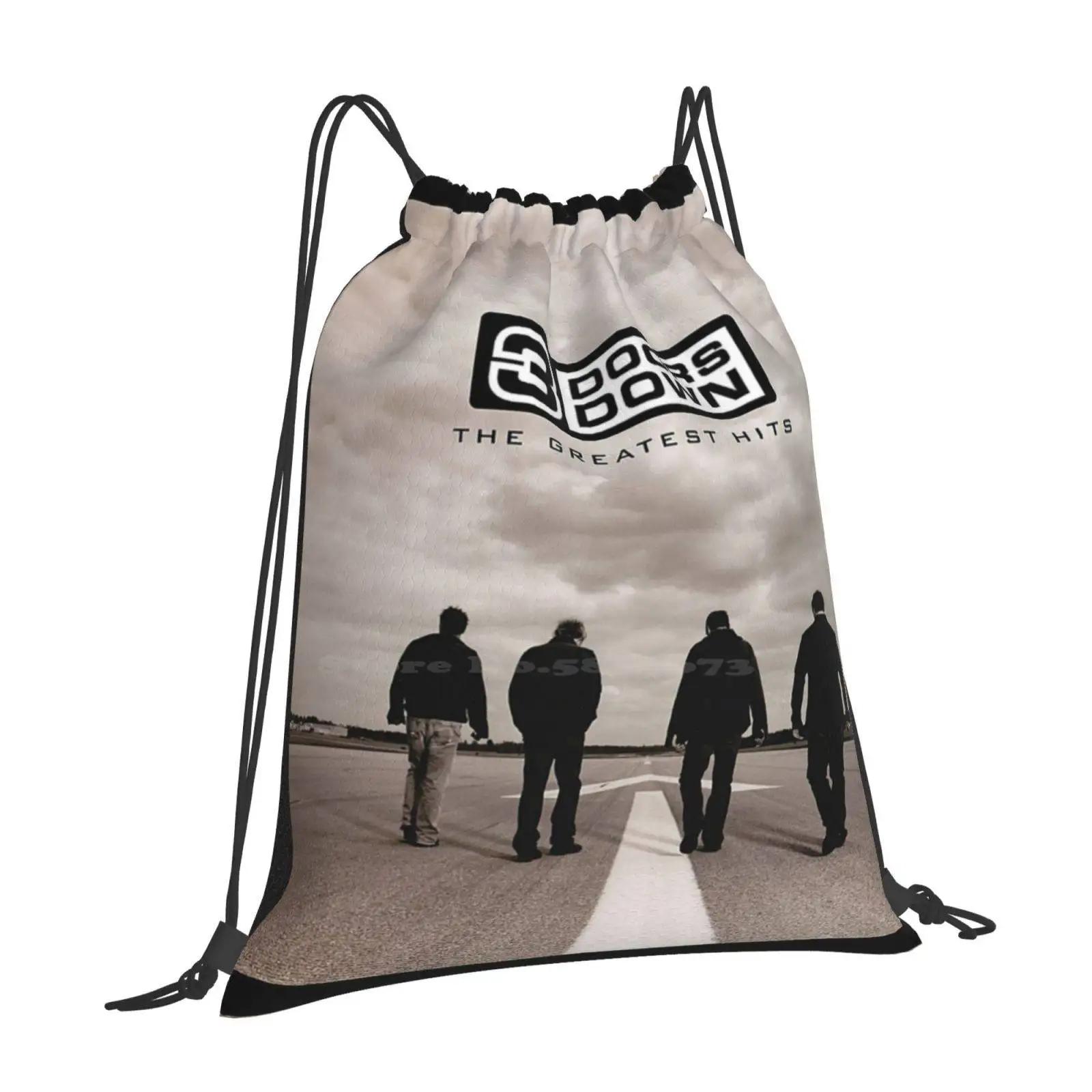 3 Doors Down Greatest Hits 2 Pattern Design Bag Student s Backpack 3 Doors Down Album Covers 3 Doors Down Tour 3 Doors Down OneSize