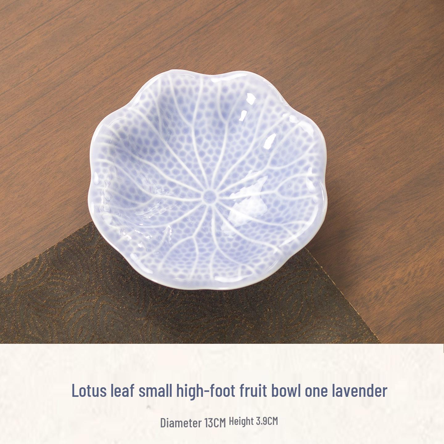 Chinese Ceramic Tea & Snack Plate – Retro Style for Pastries, Dim Sum, or Dried Fruit.
