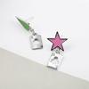 Hunter Anime Cosplay Poker Joker Ear Stud Earring for Hisoka Jewelry Accessories