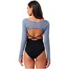 Womens Sparkle Rhinestone Mesh Long Sleeve Dance Crop Top Finger Loop Pullover Shrug Shoulder Cover