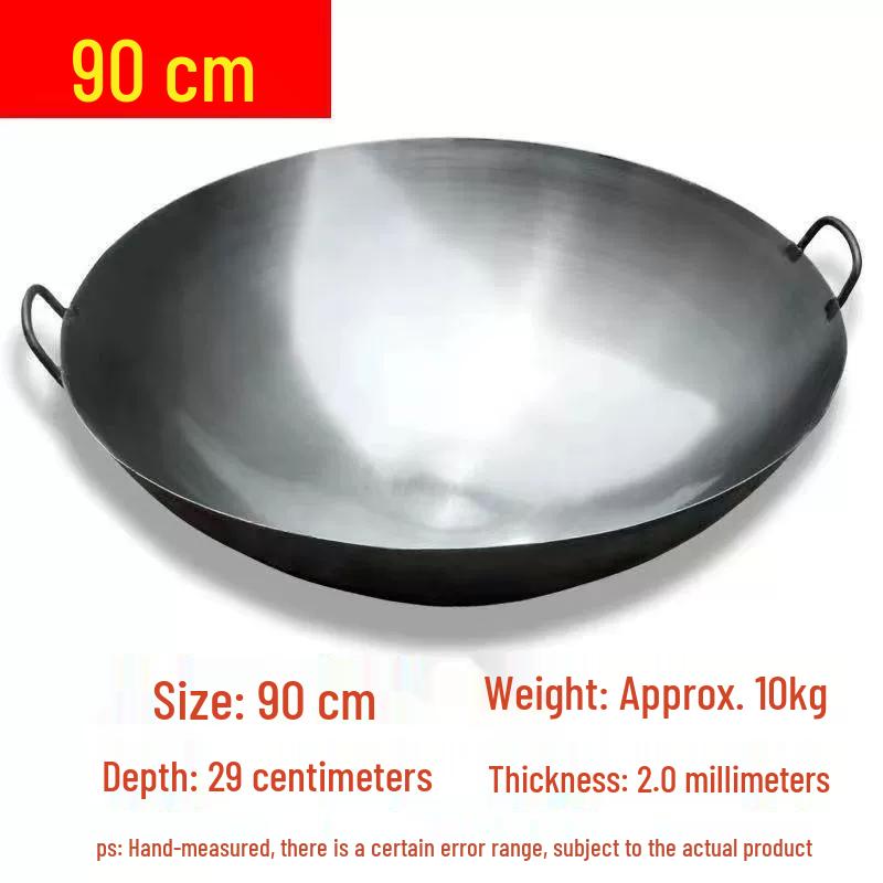 ZLIII Thickened Cast Iron Wok for Wood Stoves