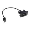 USB Dashboard Mount USB Socket 2.0 Port Panel Extension Cable Adapter