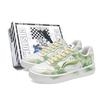 Li Ning Floating Boat Spring Bud Box Abrasion Resistant Slip Resistant Low Top Skateboard Shoes Women's Green AGCS420-6(TeamM--BOX)