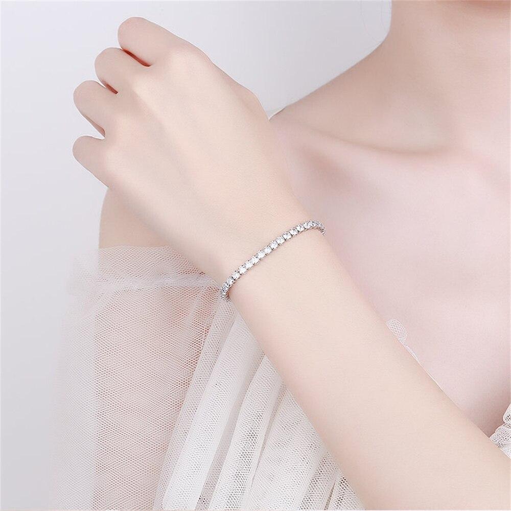 Neue Licht Luxus Micro Diamant Armbänder Für Frauen S925 Silber Mode Armband Schmuck Liebhaber Geburtstag Valentinstag Geschenk