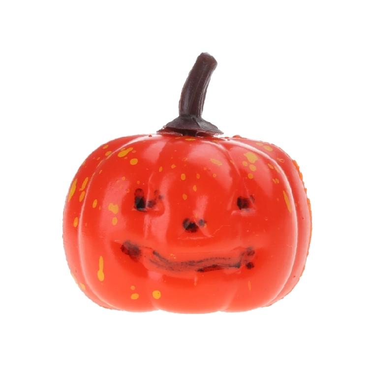 16 Pcs Halloween Foam Pumpkin Model Ornament Realistic Pumpkin Statue for Party