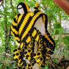 New Handmade Crocheted Clown Hat, Funny Clown Hat, Personalized Fashionable Adult Hat
