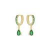 Boucles d'oreilles - LUXENTER - Intheon - Argent 925 - Plaqué or jaune 18 carats - Multicolore