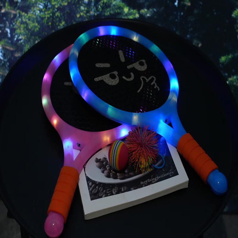 WEZHO Luminous Racket & Ball Toy Set