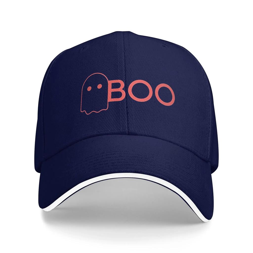 Boo Ghost Of Disapproval Baseball Cap Cute Letter Fitted Retro Unisex Men Trucker Hat Adjustable Print Outdoor Sports Caps Gift