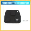 REPAIROCK Remote Key Button 3 Car Remote Key Rubber Compatible with Toyota Car Replacement Part Pad, Buttons, Pad, Avensis, Corolla, Lexus, Rav4,
